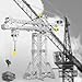 PANPAPA Metal Building Toys 273pcs 3 in 1 Tower Crane Frame Crane Windmill Metal Model SetErector Sets for Boys Age 812DIY Building Stem Projects Toys for KidsBirthday Gifts for Model Crane Fan - Image 2