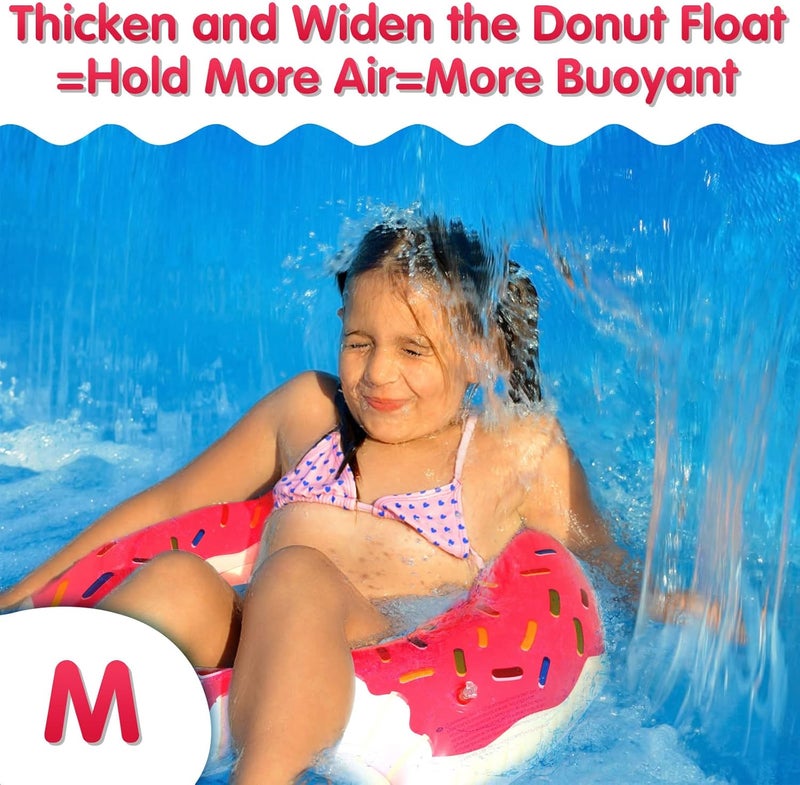 DMAR Donut Pool Float - Donut Tube & Ring for Beach & Pool - Image 5