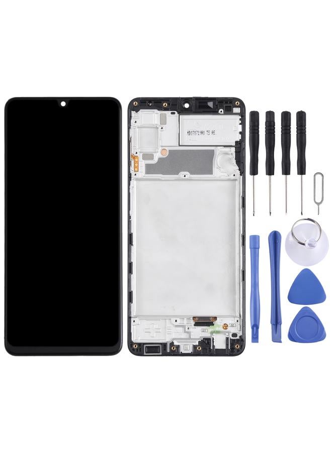 Replacement incell LCD Screen for Samsung Galaxy A22 4G Digitizer Full Assembly with Frame Black - Image 2