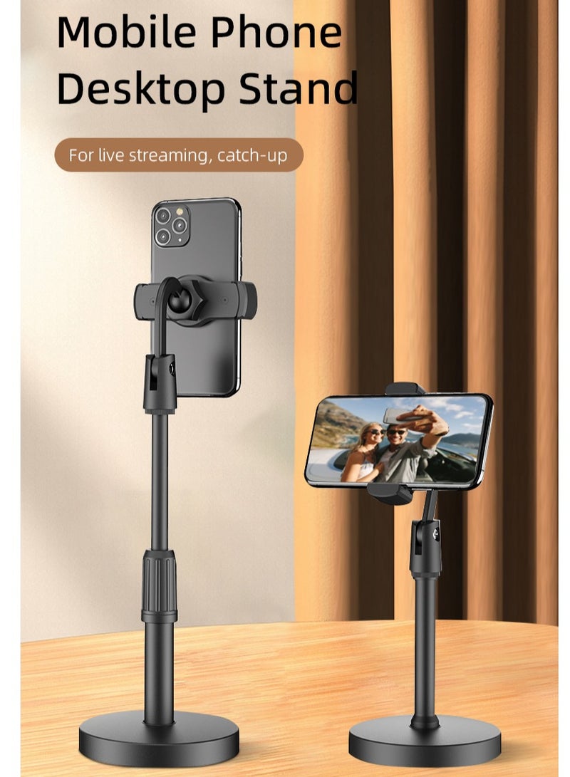 SYMURA Adjustable Desktop Phone holder - Sturdy, Foldable and 360° Rotatable Holder for Smartphones - Image 3