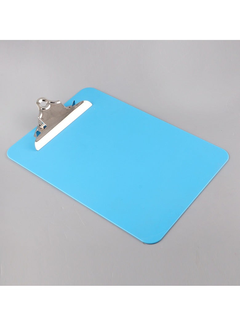 SOLARAE Plastic Clipboards, Multi Pack Clipboard Blue Strong Holds 100 Sheets, Acrylic Clipboards Big Clip Board Clips 12.5 x 9 Inch 3 Pcs - Image 5