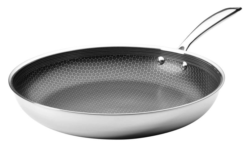 Black Cube Quick Release 12.5-Inch Nonstick Fry Pan - Stainless Steel Induction Frying Pan - Hybrid Cookware - Induction Cookware - Image 1
