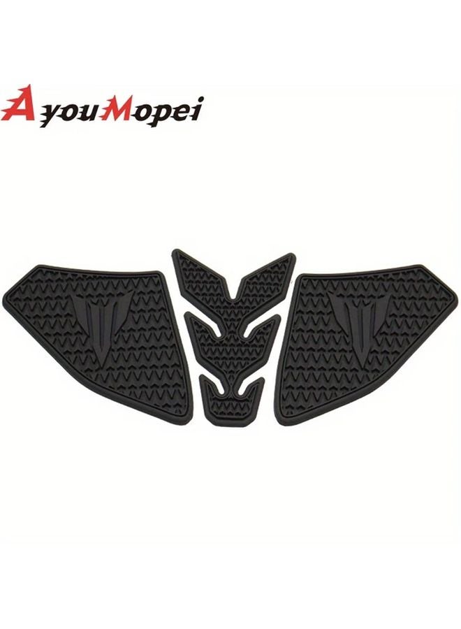 MT09 Motorcycle Protector Anti Slip Tank Pad Sticker Set Gas Knee Grip Traction Side 3M Decal Color C - Image 4