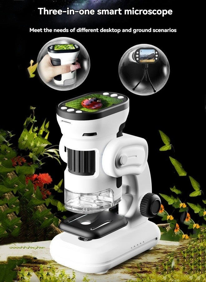 M MIAOYAN Student children's science and education toys intelligent digital electron microscope with display screen HD cell mite education enlightenment toy microscope  - Image 4