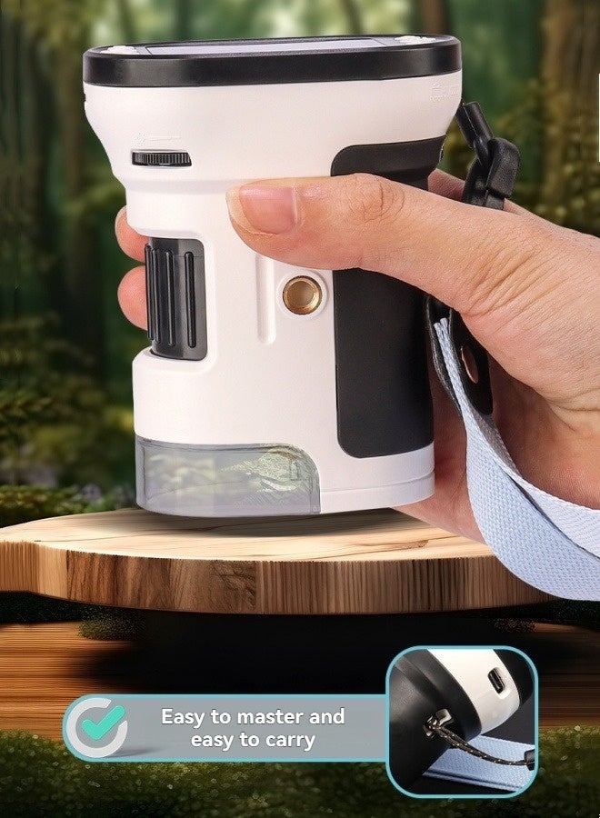 M MIAOYAN Student children's science and education toys intelligent digital electron microscope with display screen HD cell mite education enlightenment toy microscope  - Image 5