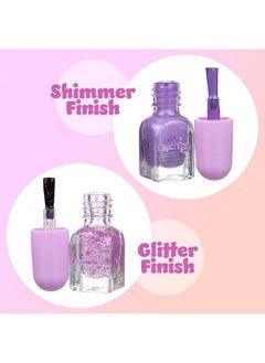 Expressions Expressions 24pc Scented Nail Polish Value Pack - Nail Kit Shiny & Glitter Nail Polish Shades in Pretty Colors, Manicure Kit & Pedicure Kit For Girls, Non-Toxic Water Based Nail Polish Gift Set  - Image 5