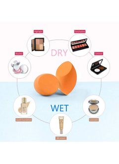 Yoseng Large Rose Gold Foundation Contour Round Toothbrush Dust Free Oval Makeup Brushes With Blending Sponge Dustproof Cover Brush Egg Cleaner …  - Image 5
