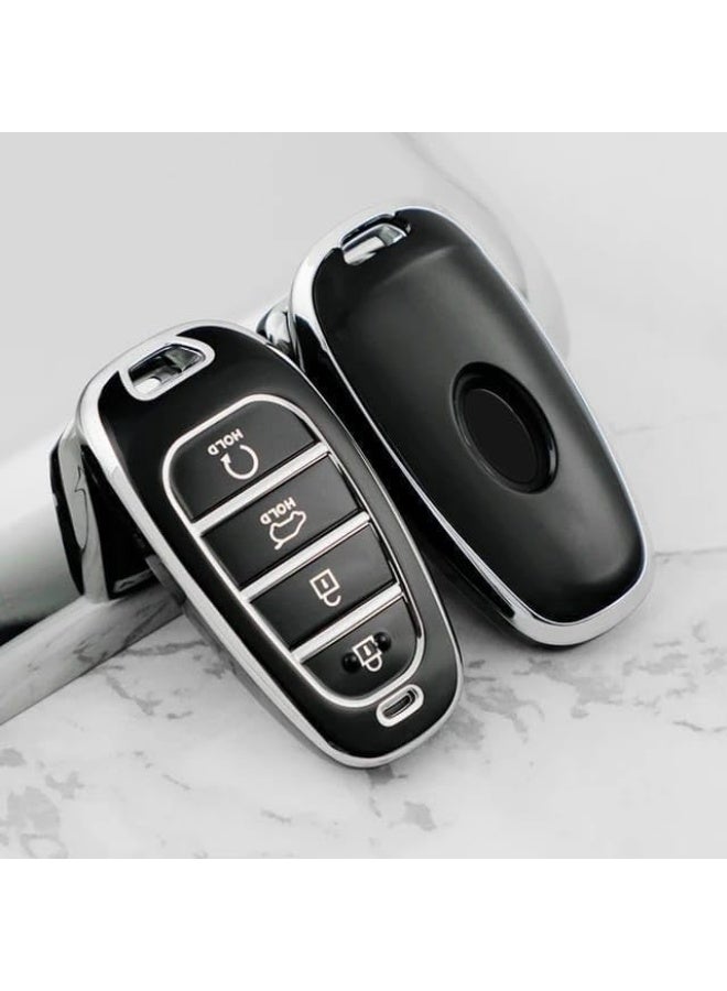 UShop U-Shop protective cover for remote car key, compatible with Hyundai Tucson NX4, - Image 3