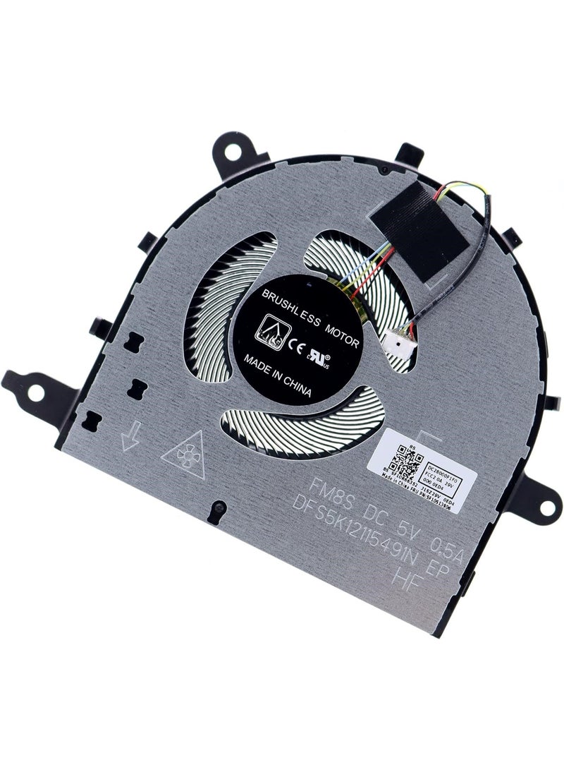 مروحة تبريد بديلة للكمبيوتر المحمول، موصل رباعي الأطراف، 5 فولت تيار مستمر، طاقة 2.25 واط، مصممة لأجهزة Lenovo IdeaPad 5-15ARE و5-15IIL و5-15ITL05 و5-15ALC05 - Image 1