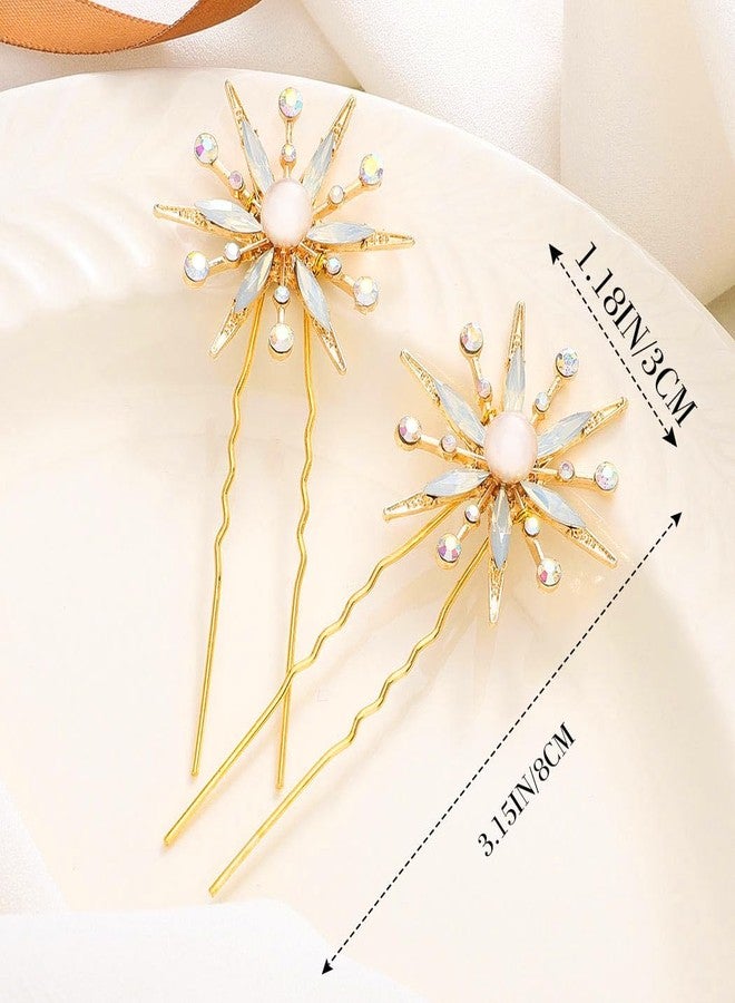 Brishow Gold Star Decorative Hair Pins Hair Clips Bobby Pins for Women - Image 3
