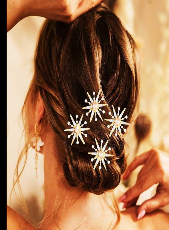 Brishow Gold Star Decorative Hair Pins Hair Clips Bobby Pins for Women - Image 5