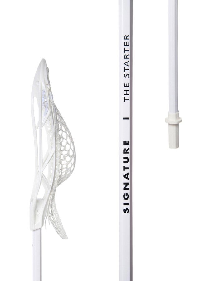 Signature Lacrosse The Starter - 28" Complete Lacrosse Stick for Beginners - Signature Lacrosse Beginner's Boys and Girls Entry Level Stick for Aspiring Players - Image 1