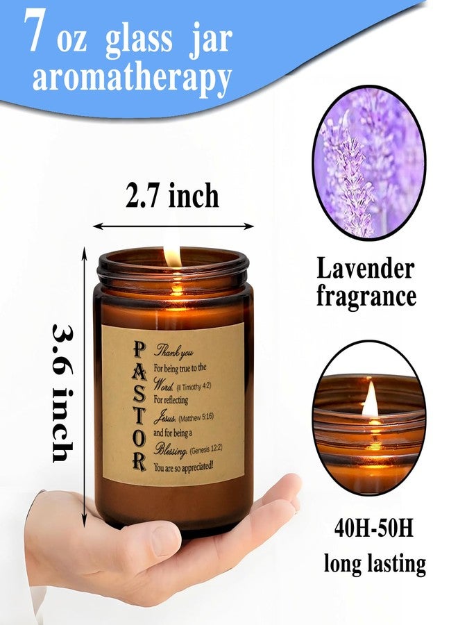 CWEGSJ Pastor Gifts for Women Men Pastor 7oz Lavender Scented Candle Pastor Wife Appreciation Gifts Pastor Candle Birthday Gift Minister's Gift (Candle-Pastor) - Image 2
