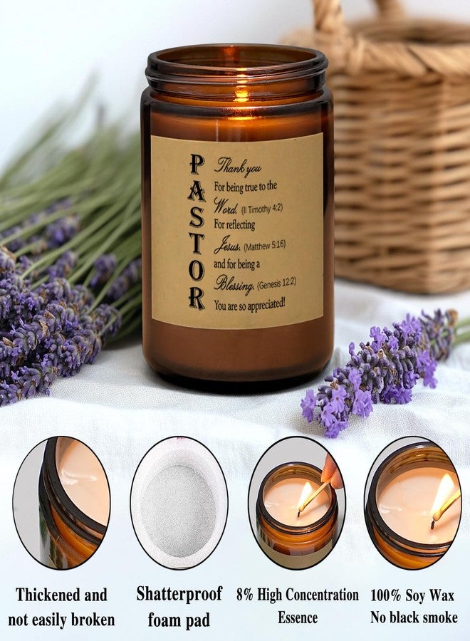 CWEGSJ Pastor Gifts for Women Men Pastor 7oz Lavender Scented Candle Pastor Wife Appreciation Gifts Pastor Candle Birthday Gift Minister's Gift (Candle-Pastor) - Image 5