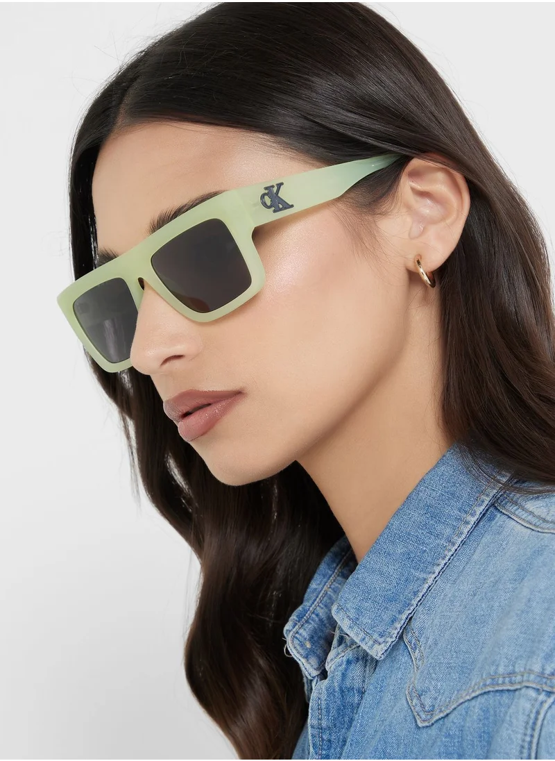 Calvin Klein Jeans Rectangle Sunglasses