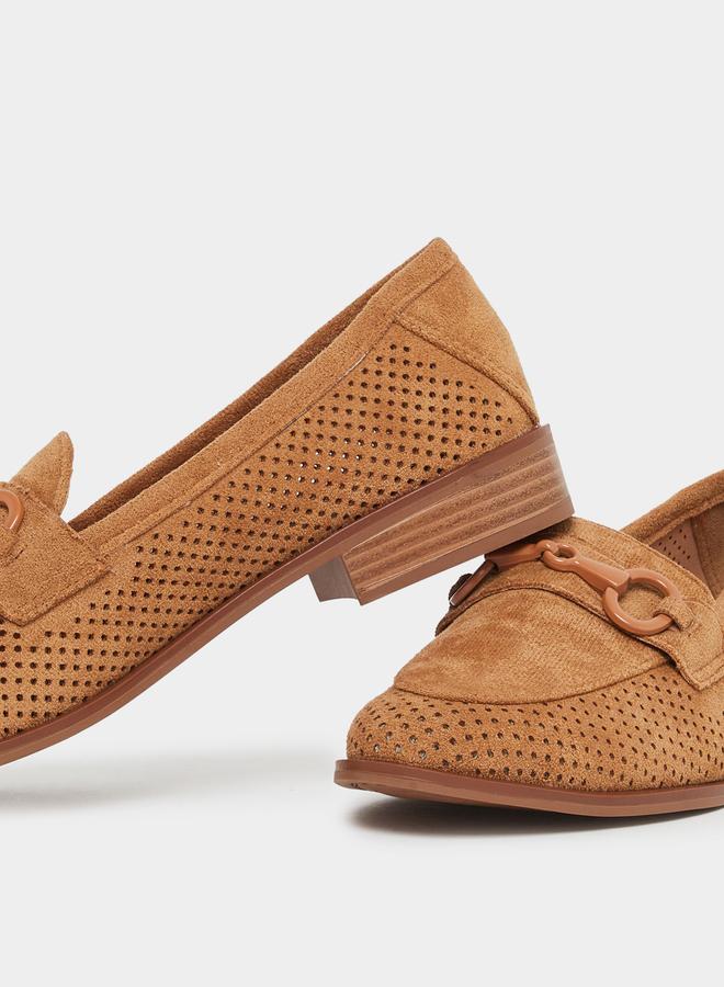 ستايلي حذاء لوفرز بمظهر جلد سويدي - Image 4