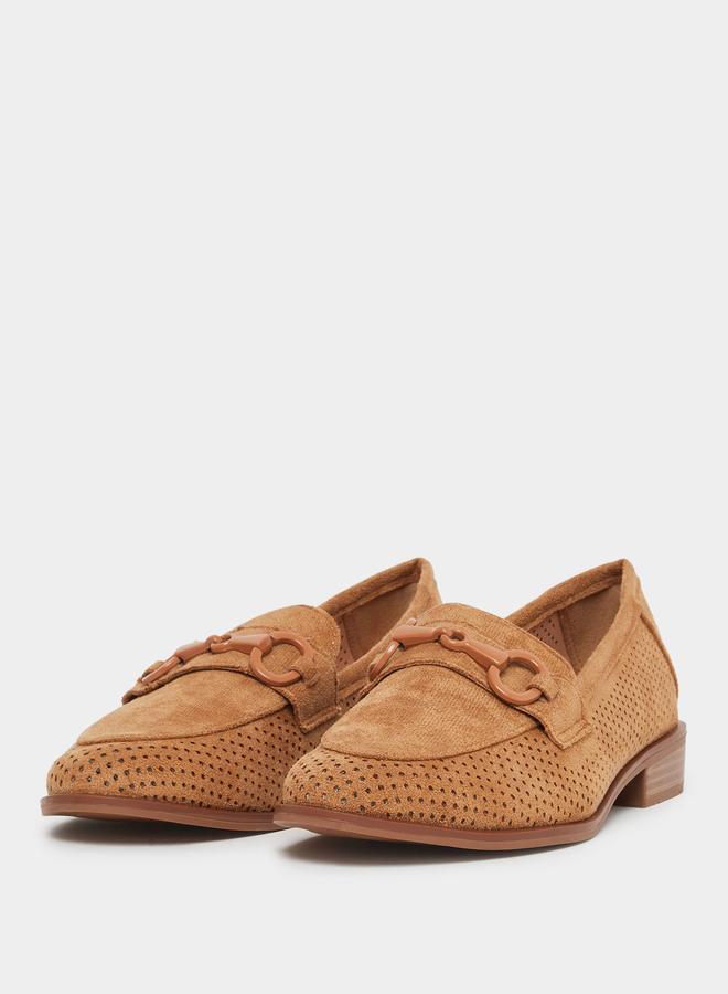 ستايلي حذاء لوفرز بمظهر جلد سويدي - Image 3