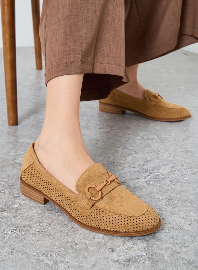 ستايلي حذاء لوفرز بمظهر جلد سويدي - Image 2