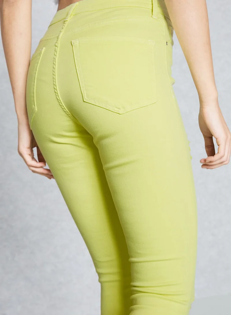 TOPSHOP Ripped Jamie Jeans