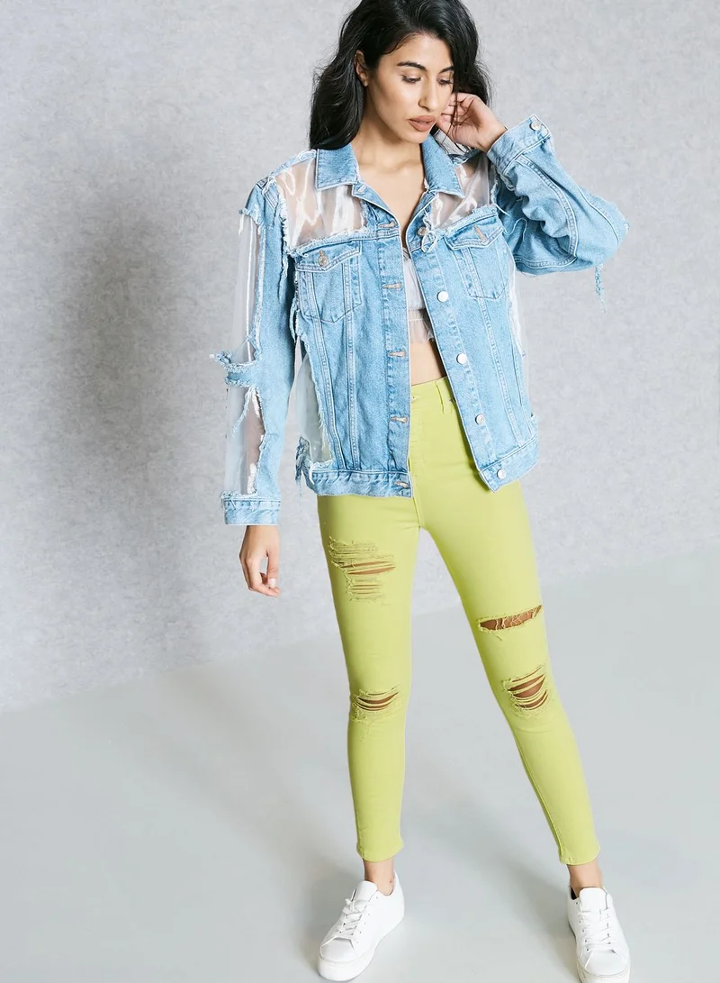 TOPSHOP Ripped Jamie Jeans