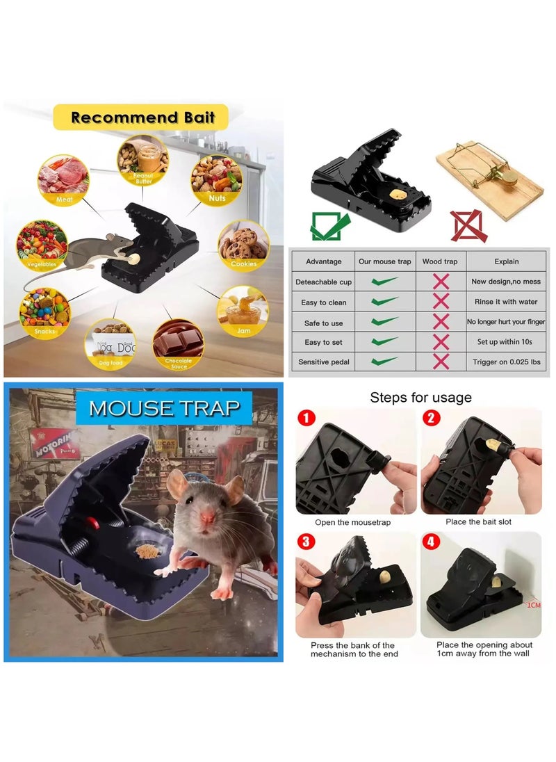 Generic CROCODILE JAW Trap, HIGH SENSITIVE SNAP PLASTIC MOUSE TRAP, RODENT CATCHER, CATCHING RAT ARTIFACT, AUTOMATIC POWERFUL RAT TRAP  - Image 5