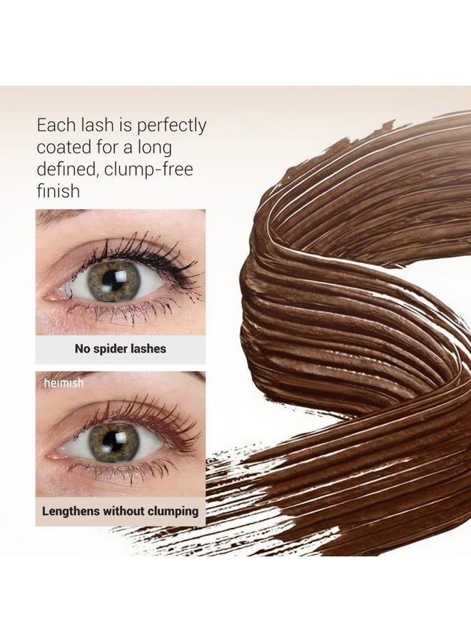 Heimish Dailism Volumizing Mascara Brown, Tubing Mascara, Smudge Proof, Waterproof, Lengthening, Non Clumping, Washable, Smudge Stop Berry Brown Korean Mascara, Korean Skincare, 0.32 fl oz / 9g - Image 5