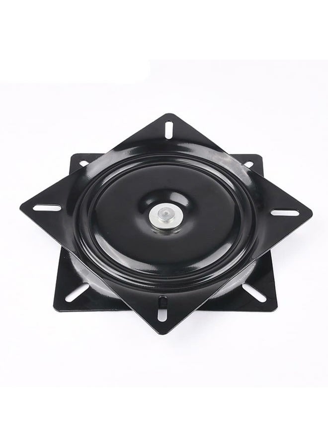 Lokatall 6 Inch Heavy Duty Square Swivel Base, Black Metal Seat, 360° Rotating Seat Base Plate for Bar Stool, Chair, TV Table, Boat Seat - Image 1