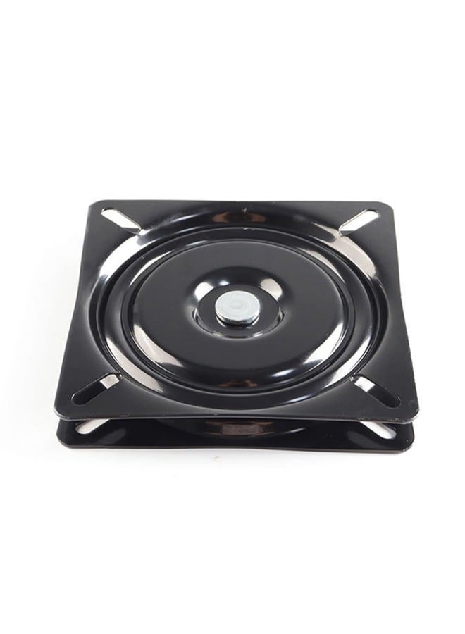 Lokatall 6 Inch Heavy Duty Square Swivel Base, Black Metal Seat, 360° Rotating Seat Base Plate for Bar Stool, Chair, TV Table, Boat Seat - Image 4