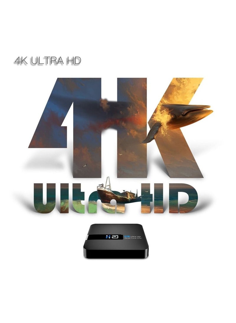 AROAQ - H20 Smart Android TV Box 3D Play Store Top Smart 4K HD Android TV Box Android 10.0 - Image 1