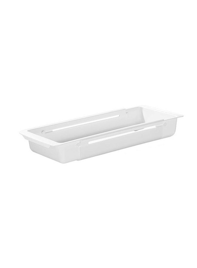 HuHa No Punch Under Sink Shelf Household Multifunctional Cabinet Organizer, Style: Deducting Extending Box-Long - Image 1
