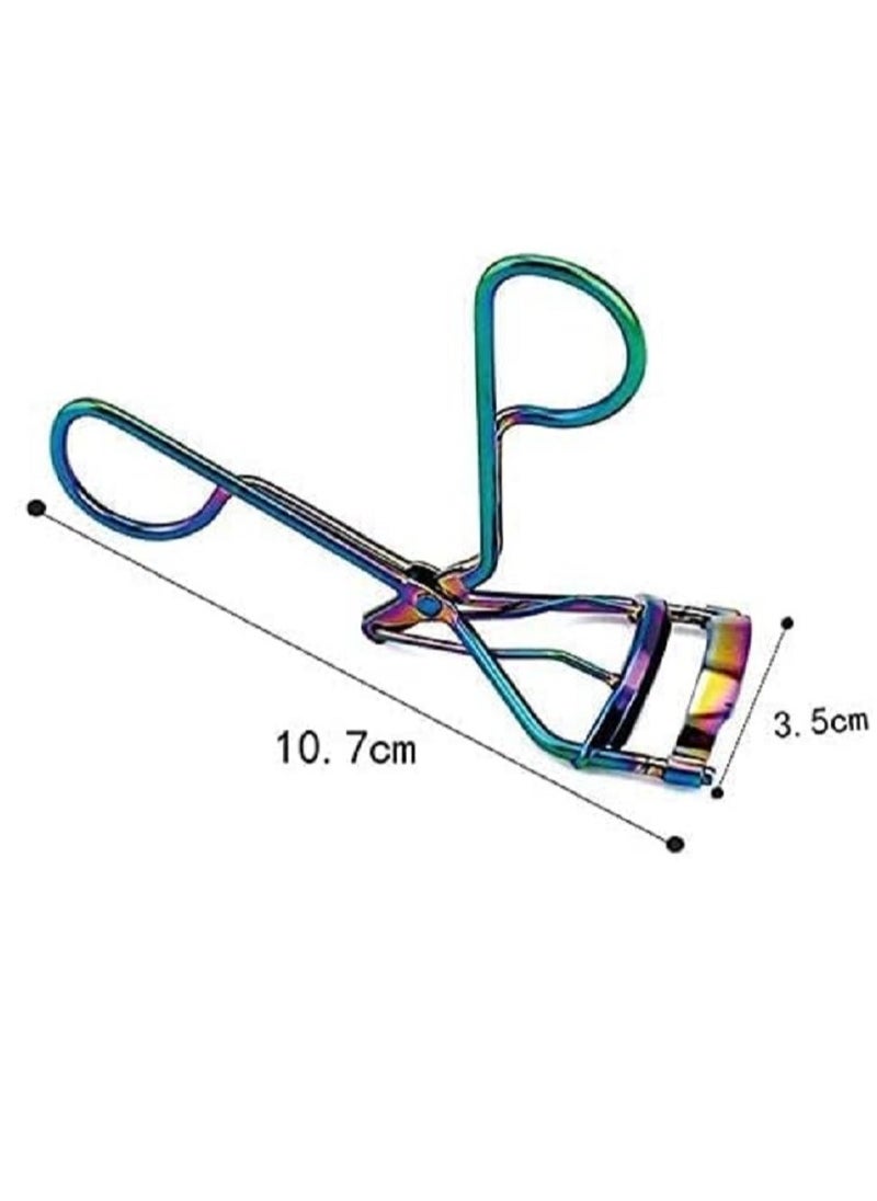 An eyelash lifting tool with an innovative design that combines the process of curling eyelashes and applying makeup with ease and effectiveness. The tool comes with a clip that resembles 4 tweezers that allows you to take it with you while traveling or use it anywhere without trouble.