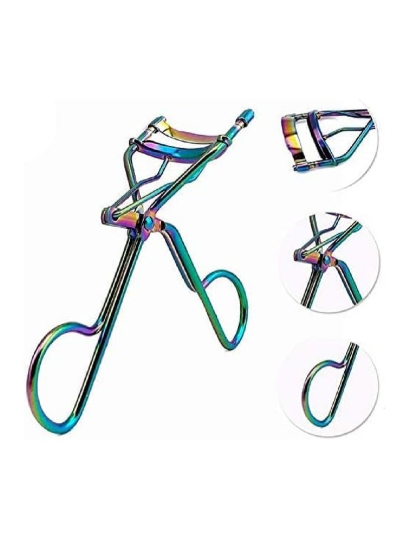 An eyelash lifting tool with an innovative design that combines the process of curling eyelashes and applying makeup with ease and effectiveness. The tool comes with a clip that resembles 4 tweezers that allows you to take it with you while traveling or use it anywhere without trouble.