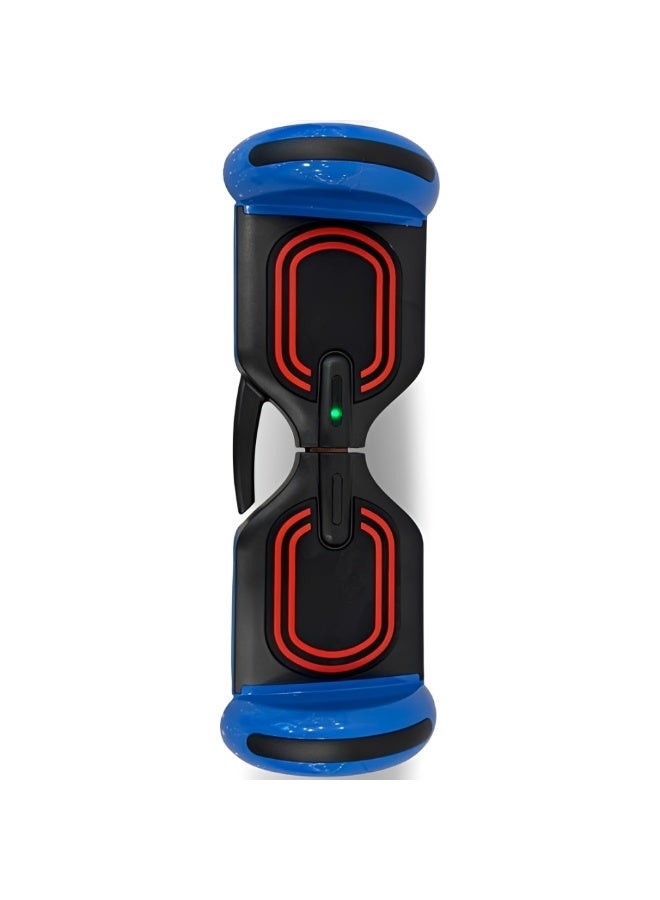 Self Balancing Hoverboard with LED Wheels and Light-Up Display, Blue & Black - Image 3
