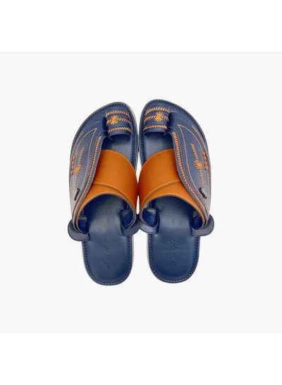 Al Waha Men's Embroidered Slip-On Arabic Sandals Ramadan Collection