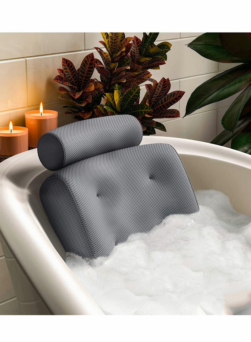 SYOSI Bathtub Bath Pillow for Tub, Jacuzzi Bathtub Spa Pillow with Back and Headrest Cushion - Image 1