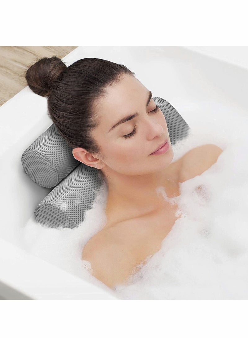 SYOSI Bathtub Bath Pillow for Tub, Jacuzzi Bathtub Spa Pillow with Back and Headrest Cushion - Image 2