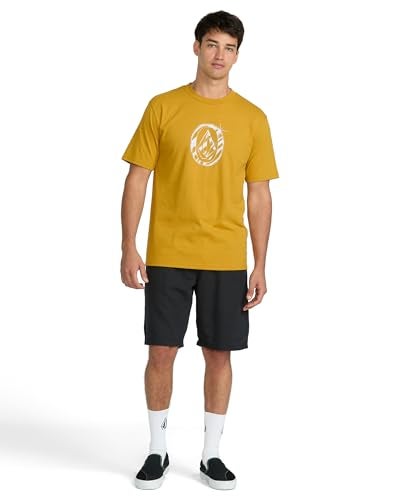 Volcom Men's Trucker Stone SST Mustard Gold Large - Image 4