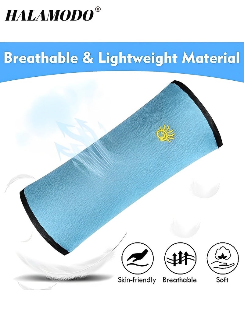 HALAMODO Car Seat Belt Pillow for Kids Baby Seatbelt Pillow Covers for Toddler Head Protector Car Booster Seat Shoulder Pad for Safety Strap Sleep Headrest Support for Child Travel  - Image 3