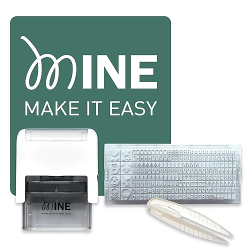 Mine Stamp Compact Clothing and Book Marker | Compact Personalised Clothing Marker for Adult and Children | Personalised Name Stamp for Children's Clothing - Image 1