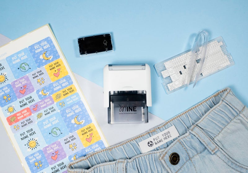 Mine Stamp Compact Clothing and Book Marker | Compact Personalised Clothing Marker for Adult and Children | Personalised Name Stamp for Children's Clothing - Image 3