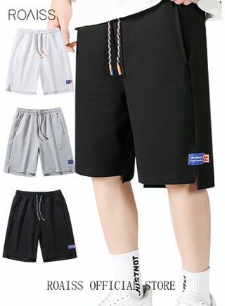 Men's Casual Drawstring Waist Swimming Trunks Beachwear Beach Pants Loose Five Point Pants Sports Running Boxer Swim Shorts Swimsuit Summer Everyday Clothing Black - pzsku/Z14748677A332E7FB16C4Z/45/1748848460/ffd4020a-f7f8-4a64-88ee-c50e20407027