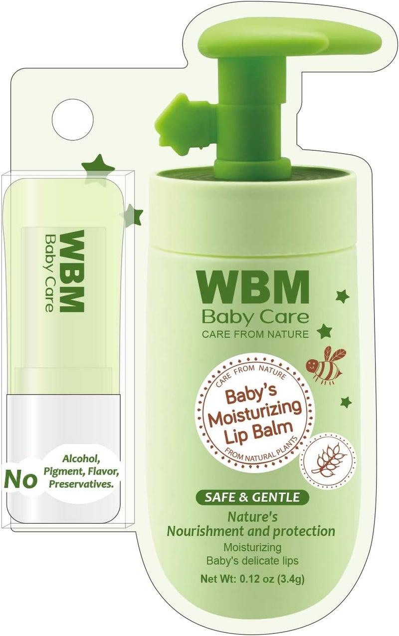 Care Baby Lip Balm  Clean Natural and NonToxic Formula  FragranceFree Lip Care for Babies Gentle Hydration and Protection for Delicate Lips