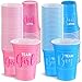 Norme 120 Pcs Gender Reveal Plastic Cups Gender Reveal Party Supplies Team Boy Team Girl Disposable Blue Pink Cups for Beverage Drink Tableware 16 oz - Image 1