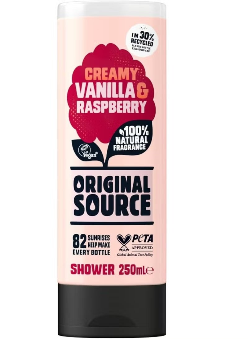 Vanilla And Raspberry Shower Gel 250 ML