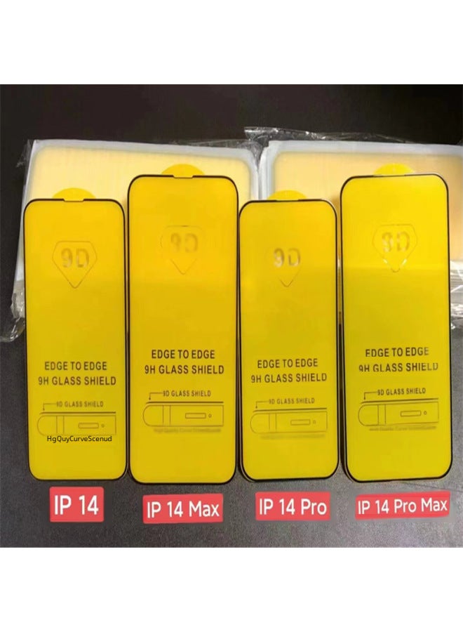 9d For Samsung S24 Tempered Film S24fe Mobile Phone Film A16 Glass Film S23 Full Screen Protective Film Wholesale-Color:black/black-Dimensions:a22 4G