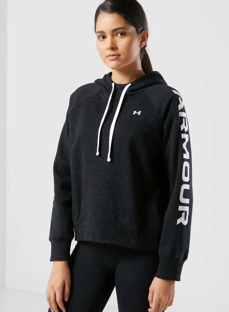 UNDER ARMOUR Rival Fleece Colour Block Hoodie
