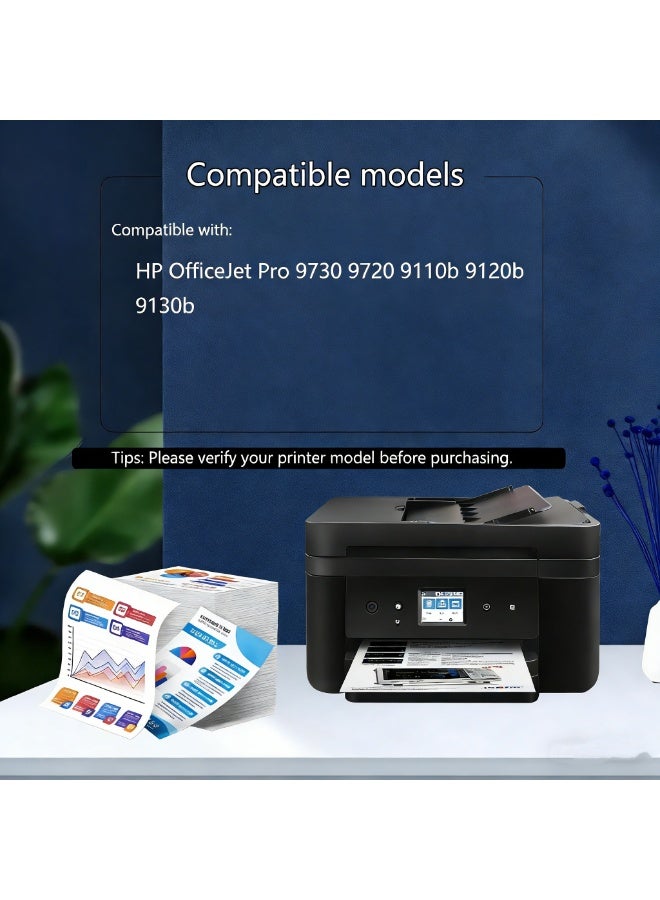 938e 938XL 938 حبر للكارتردجات ذات الشريحة 9110b 9120b 9130b 9720 9730 - Image 2