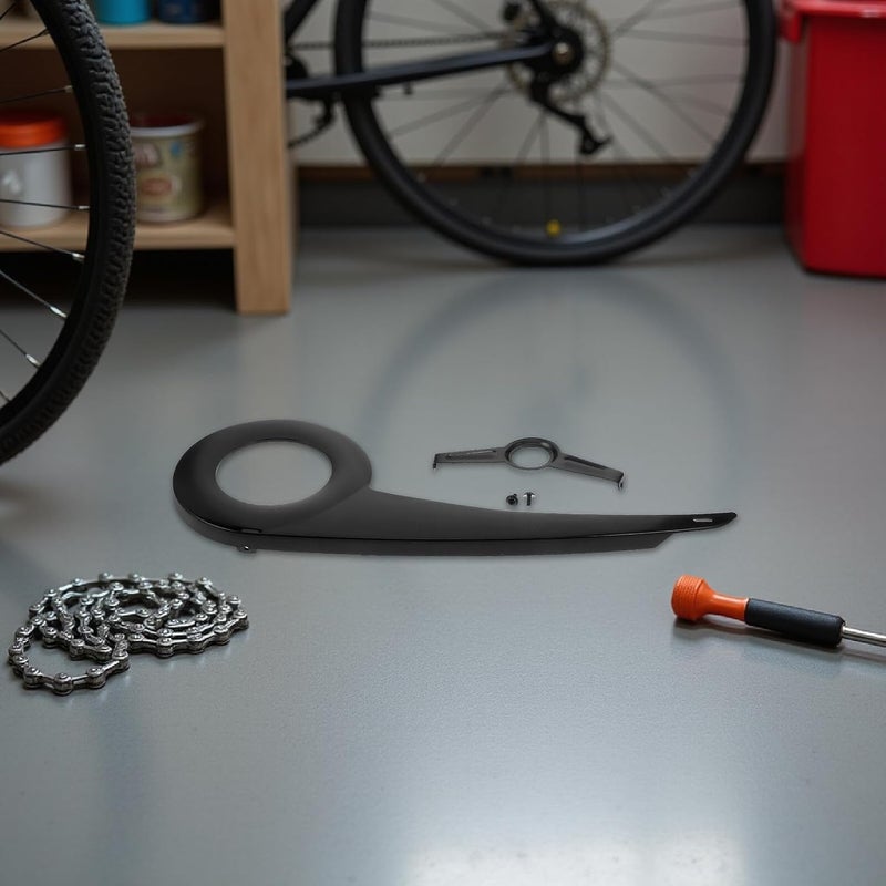 Bicycle Chain Cover 38-40 Teeth Bike Chainring Protector Metal Chain Guard Bike Frame Protector for Mountain Bicycles Derailleur Outdoor Riding - Image 5