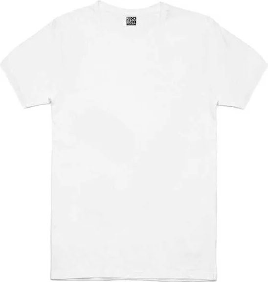 روك اند رول Plain, Unprinted White T-Shirt Men's 2-Piece Eco Pack