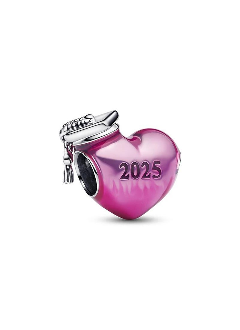 PANDORA Graduation 2025 Heart Charm - Image 1
